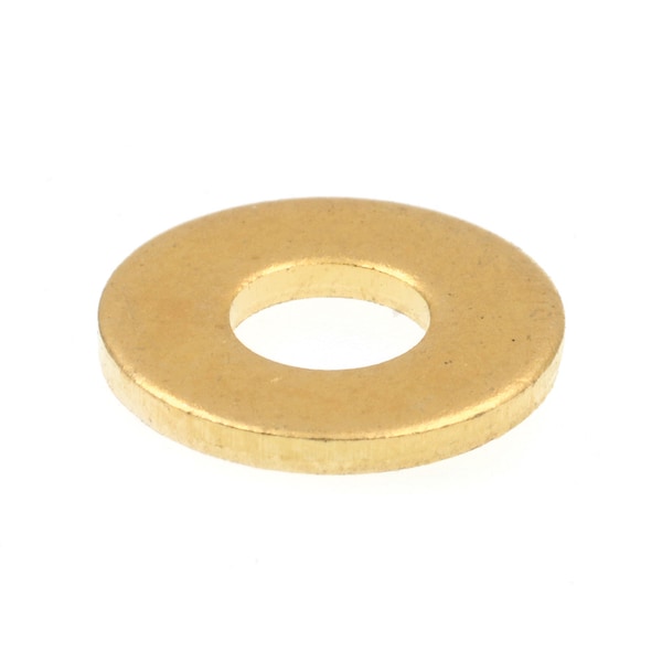 Prime-Line Flat Washer, For Screw Size #6 , Brass Brass Finish, 100 PK 9079571 - main